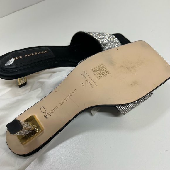 Good American Kickstand Slide Sandal Mules Black
Diamond Size 6.5 NEW - Picture 4 of 11